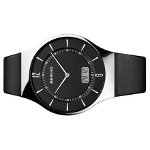 Laden Sie das Bild in den Galerie-Viewer, Bering Herren Uhr Armbanduhr 51640-402 Funkuhr Leder