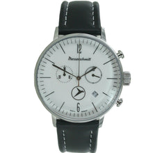 Laden Sie das Bild in den Galerie-Viewer, Aristo Herren Messerschmitt Uhr Chrono ME-4H175 Leder