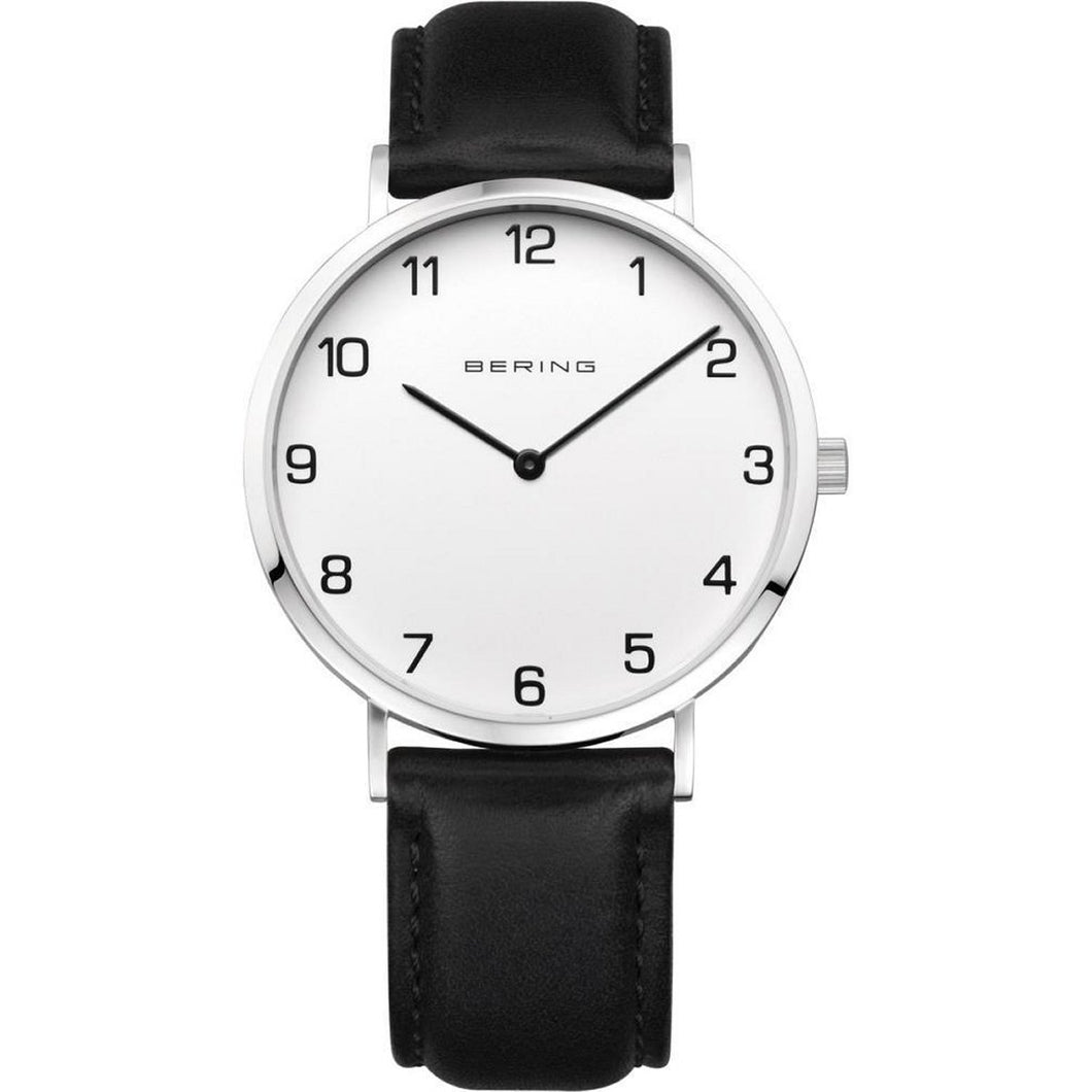 Bering Damen Uhr Armbanduhr Slim Classic - 13934-404-1 Leder