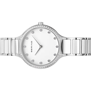 Bering Damen Uhr Armbanduhr Slim Ceramic - 30434-754-1 Edelstahl