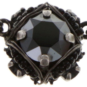 Konplott Kette Collier Byzantine schwarz antik silber
