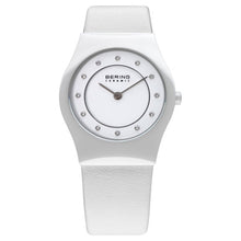 Laden Sie das Bild in den Galerie-Viewer, Bering Damen Uhr Armbanduhr Slim Ceramic - 32030-659 Leder