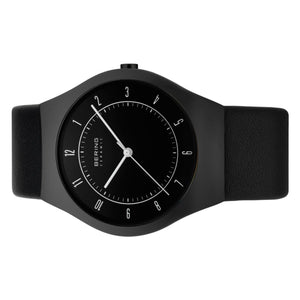 Bering Herren Uhr Armbanduhr Slim Ceramic - 32039-442-1 Leder