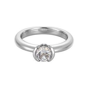 Esprit Damen Ring Silber Zirkonia glam shine ESRG91731A1