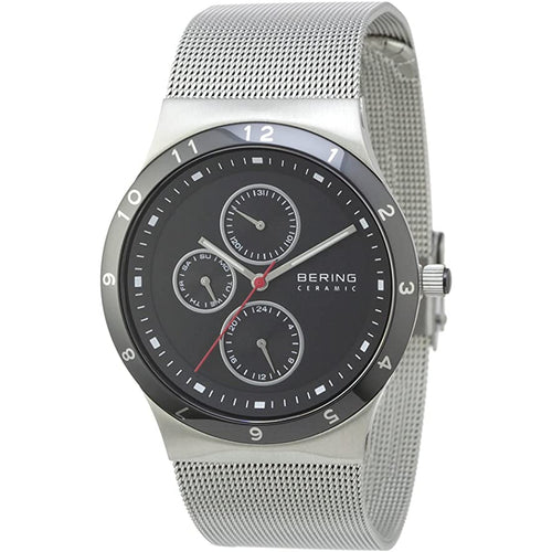 Bering Herren Uhr Armbanduhr Slim Ceramic - 32139-042 Meshband