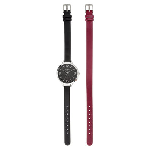 s.Oliver Damen Uhr Armbanduhr Leder SO-3362-LQ