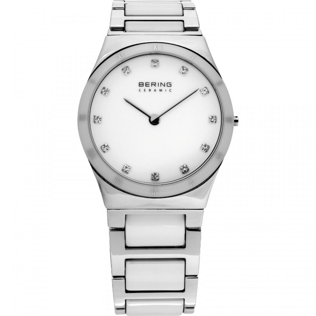 Bering Damen Uhr Armbanduhr Slim Ceramic - 32230-764-1