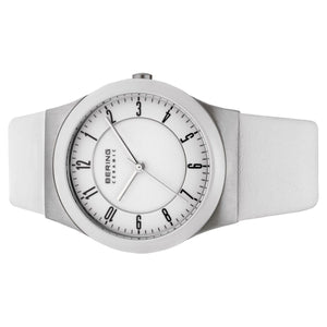Bering Unisex Uhr Armbanduhr Slim Ceramic - 32235-000 Leder