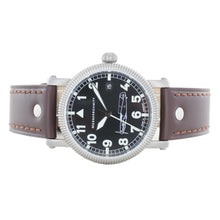 Laden Sie das Bild in den Galerie-Viewer, Aristo Herren Messerschmitt Uhr Fliegeruhr Edelstahl Automatic BF109 braun