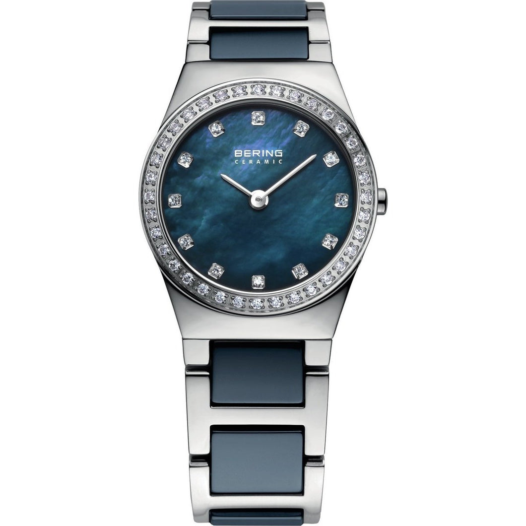 Bering Damen Uhr Armbanduhr Slim Ceramic - 32426-707 Edelstahl