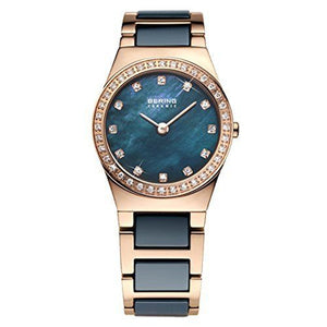 Bering Damen Uhr Armbanduhr Slim Ceramic - 32426-767-1 Edelstahl