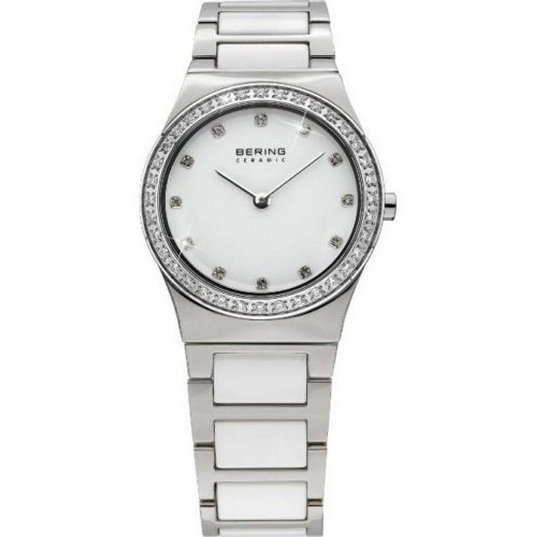 Bering Damen Uhr Armbanduhr Slim Ceramic - 32430-754-1 Edelstahl