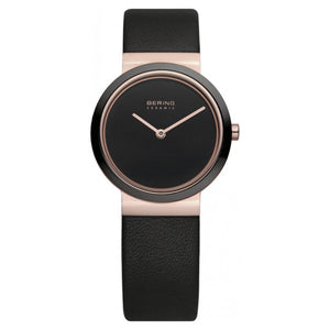 Bering Damen Uhr Armbanduhr Slim Ceramic - 10729-446 Leder