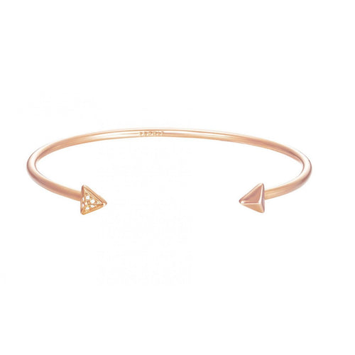 Esprit Damen Armband Armreif JW50214 Edelstahl Rosé ESBA01301C580