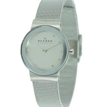 Laden Sie das Bild in den Galerie-Viewer, Skagen Damen Uhr Armbanduhr Slimline Edelstahl 358SSSD