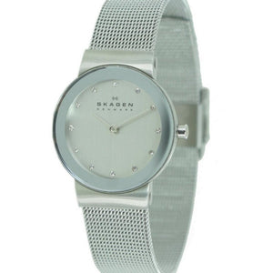 Skagen Damen Uhr Armbanduhr Slimline Edelstahl 358SSSD