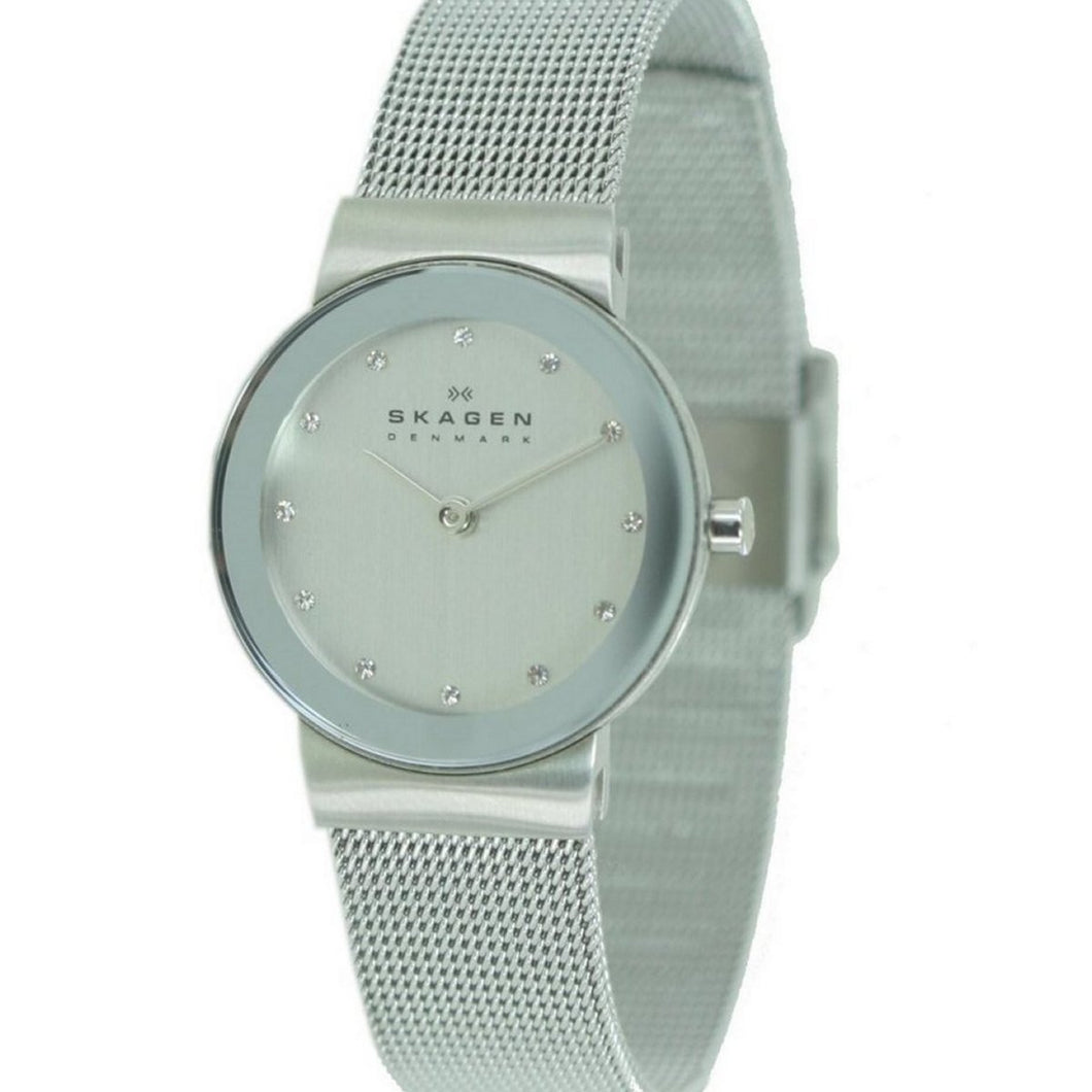 Skagen Damen Uhr Armbanduhr Slimline Edelstahl 358SSSD