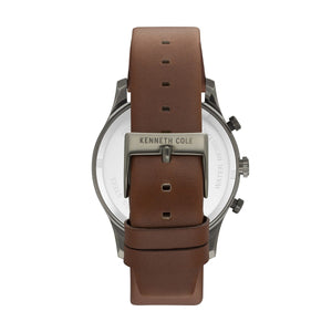 Kenneth Cole New York Herren Uhr Armbanduhr Leder KC15106001