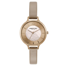 Laden Sie das Bild in den Galerie-Viewer, Kenneth Cole New York Damen-Armbanduhr Analog Quarz Leder KC15187004