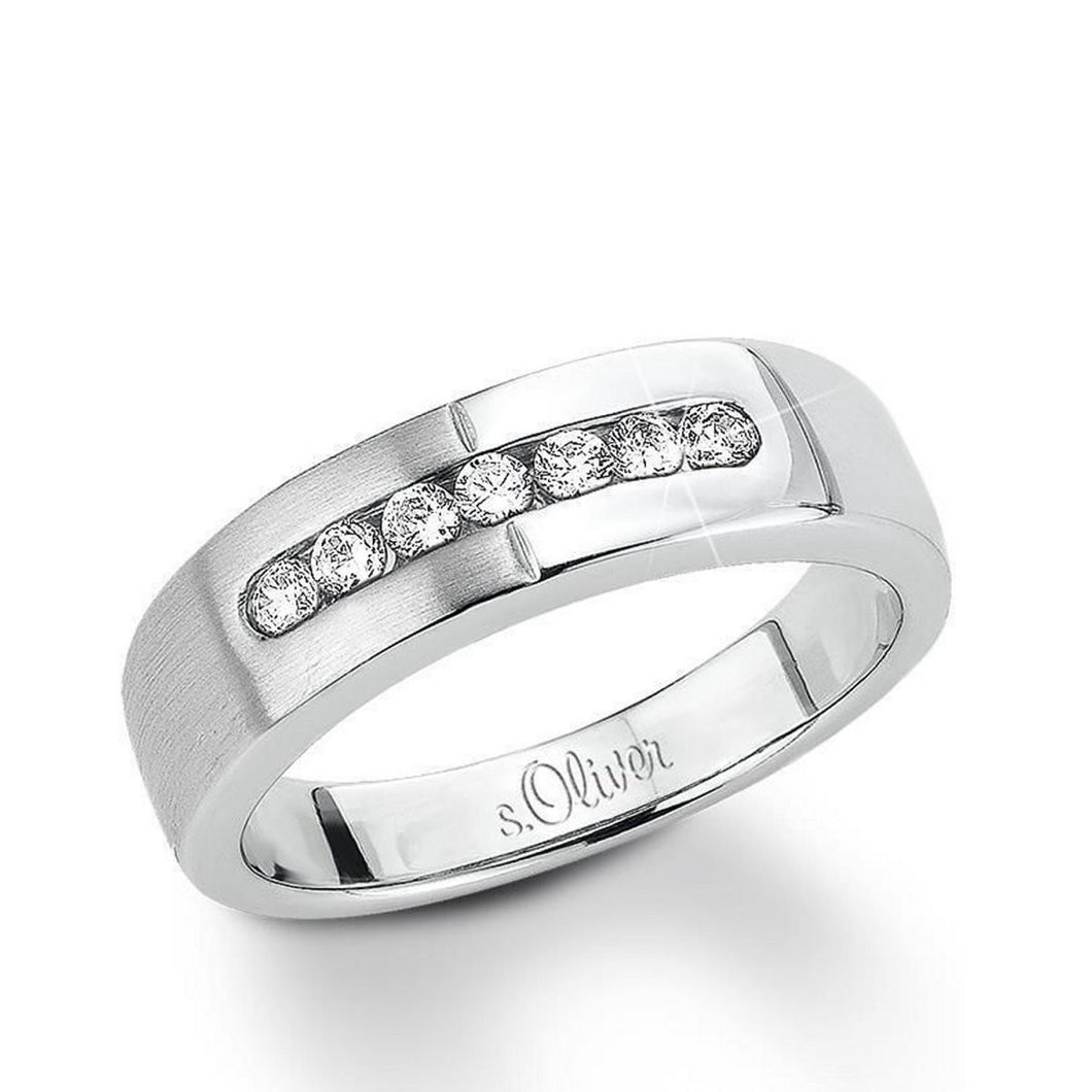 s.Oliver Jewel Damen Ring Silber Zirkonia SO626