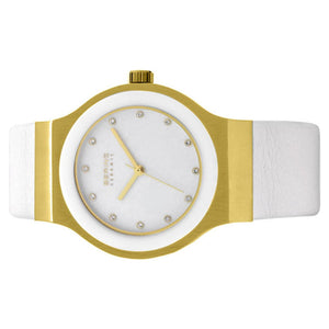 Bering Damen Uhr Armbanduhr Slim Ceramic - 32538-854 Leder