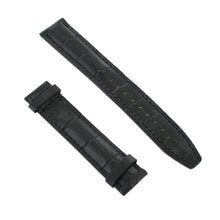 Laden Sie das Bild in den Galerie-Viewer, Ingersoll Ersatzband für Uhren Leder schwarz Kroko 21 mm XL