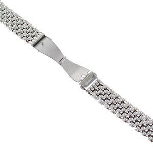 Ingersoll Ersatzband für Uhren Edelstahl Faltschl. Silber IN8704 22 mm