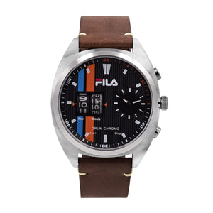 Fila Herren Uhr Armbanduhr DRUM ROLLER 38-844-001 Leder
