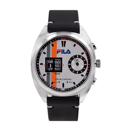 Fila Herren Uhr Armbanduhr DRUM ROLLER 38-844-003 Leder