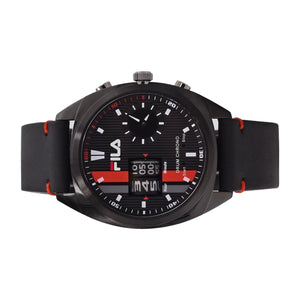 Fila Herren Uhr Armbanduhr DRUM ROLLER 38-844-004 Leder
