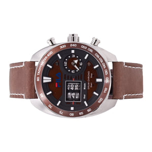 Fila Herren Uhr Armbanduhr DRUM ROLLER 38-846-003 Leder