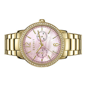 Esprit Damen Uhr Armbanduhr Kate Edelstahl Gold ES108092002