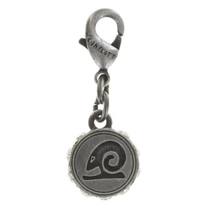 Konplott Anhänger Charm Zodiac Arles/Widder XS brass/silver Kristalle