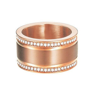 Esprit Damen Ring Edelstahl Rosé Classy Pure ESRG12747C1