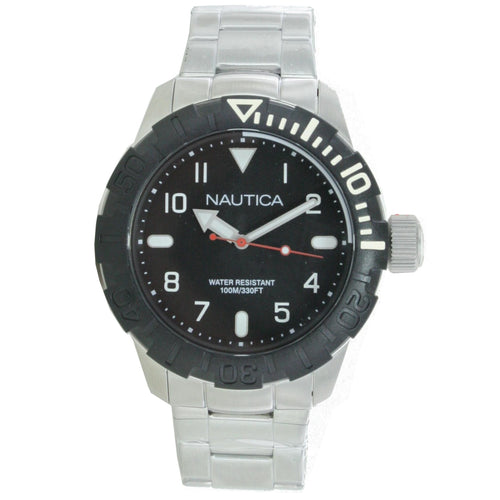 Nautica Herren Uhr Armbanduhr NAR09519G Edelstahl