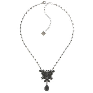 Konplott Kette Fly Butterfly black silber
