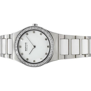 Bering Damen Uhr Armbanduhr Slim Ceramic - 32430-754 Edelstahl