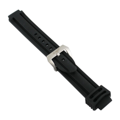 Ingersoll Ersatzband für Uhren Silikon schwarz Dornschließe Si 18 mm IN6101
