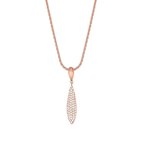 Esprit Damen Kette Collier Edelstahl Rosé Zirkonia Iraya ESNL03370C420