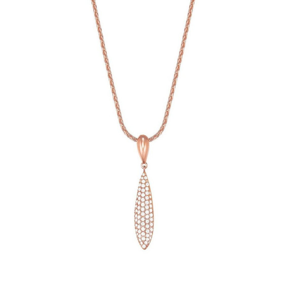 Esprit Damen Kette Collier Edelstahl Rosé Zirkonia Iraya ESNL03370C420