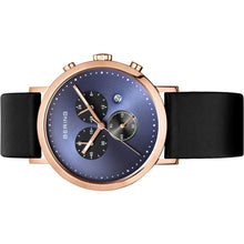 Laden Sie das Bild in den Galerie-Viewer, Bering Herren Uhr Armbanduhr Classic Chronograph - 10540-567-1 Leder