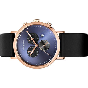 Bering Herren Uhr Armbanduhr Classic Chronograph - 10540-567-1 Leder