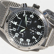 Laden Sie das Bild in den Galerie-Viewer, Aristo Herren Messerschmitt Uhr Chrono Fliegeruhr ME 5030M / 5030M