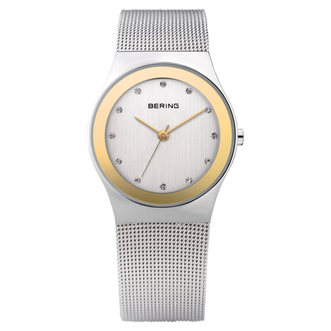 Bering Damen Uhr Armbanduhr Slim Classic - 12927-010 Meshband