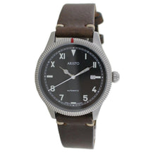Laden Sie das Bild in den Galerie-Viewer, Aristo Herren Uhr Automatic California 3H193 Leder