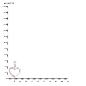 Prinzessin Lillifee Kinder Kids Halskette Silber Herz Zirkonia 2021107