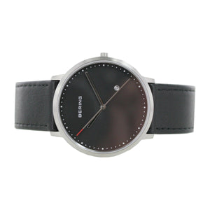 Bering Herren Uhr Armbanduhr Slim Classic - 11139-402 Leder