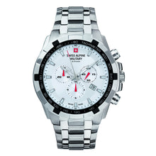 Laden Sie das Bild in den Galerie-Viewer, Swiss Alpine Military Herren Uhr Chrono 7043.9132SAM Edelstahl