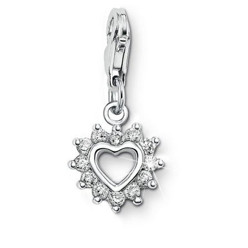 s.Oliver Jewel Damen Anhänger Charm Silber Herz SOCHA/185 - 419208