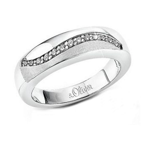 s.Oliver Jewel Damen Ring Silber Zirkonia SO557